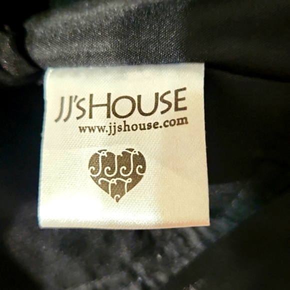 JJ's House Beautiful Black Beaded Ruched Cocktail Dress Custom NEW - Picture 13 of 15